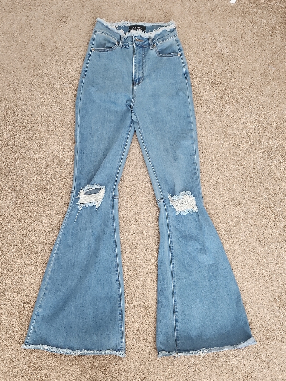 Akira Super Flare Blue Jeans 7/27